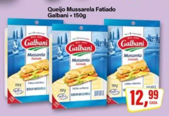 Queijo Mussarela Fatiado Galbani