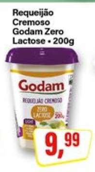 Requeijão Cremoso Godam Zero Lactose