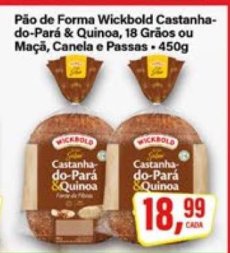 Pão de Forma Wickbold Castanha-do-Pará & Quinoa