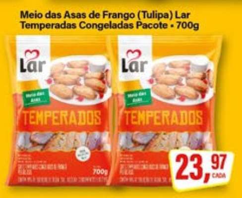 Meio das Asas de Frango (Tulipa) Lar