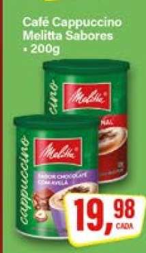 Café Cappuccino Melitta Sabores