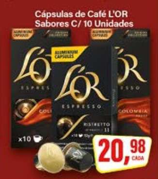 Cápsulas de Café L'or