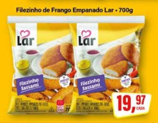 Filezinho de Frango Empanado Lar - 700g