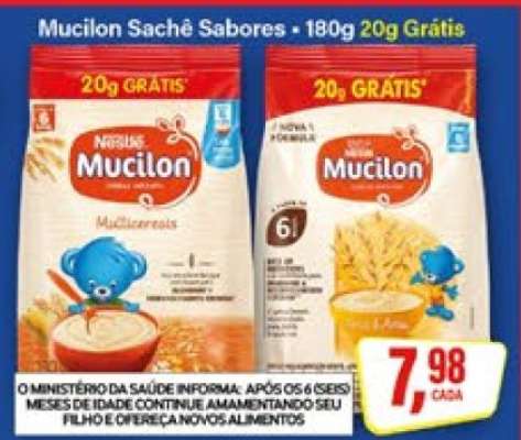 Mucilon Sachê Sabores