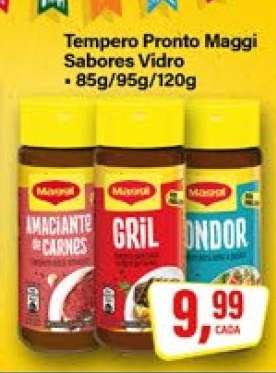 Tempero Pronto Maggi Sabores Vidro