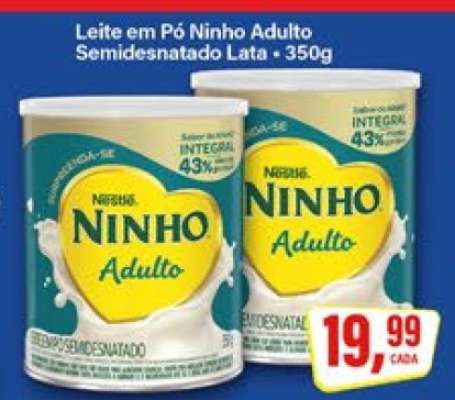 Leite em Pó Ninho Adulto Semidesnatado Lata