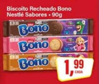 Biscoito recheado Bono