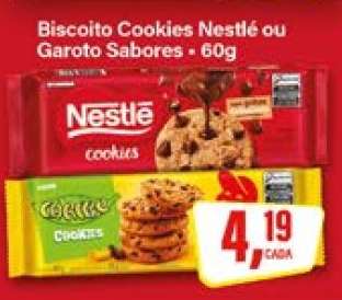 Biscoito Cookies Nestlé ou Garoto Sabores