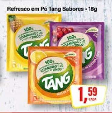 Refresco em Pó Tang Sabores