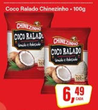 Coco Ralado Chinezinho - 100g