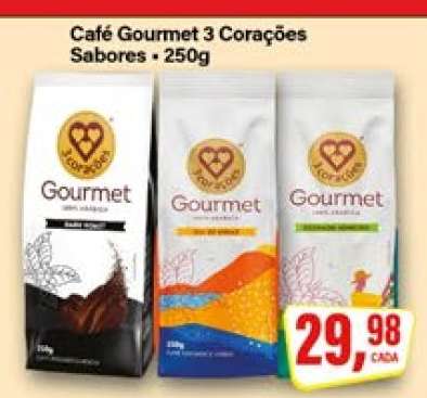 Café Gourmet 3 Corações Sabores