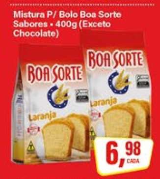 Mistura P/ Bolo Boa Sorte Sabores