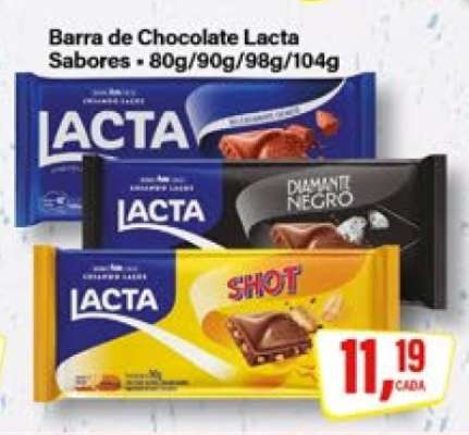 Barra de Chocolate Lacta