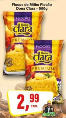 Flocos de Milho Flocão Dona Clara - 500g