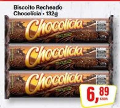 Biscoito Recheado Chocolicia