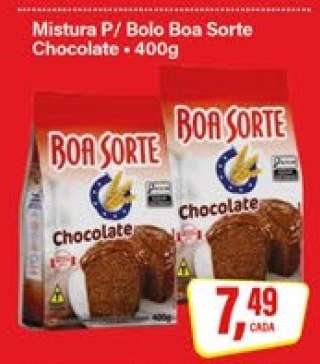 Mistura P/ Bolo Boa Sorte Chocolate - 400g
