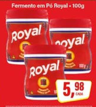 Fermento em Pó Royal