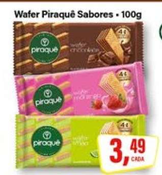 Wafer Piraquê Sabores