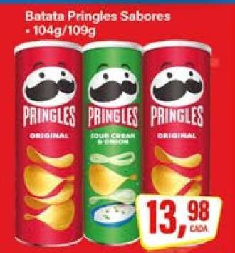 Batata Pringles Sabores