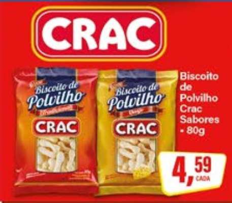 Biscoito de Polvilho Crac Sabores
