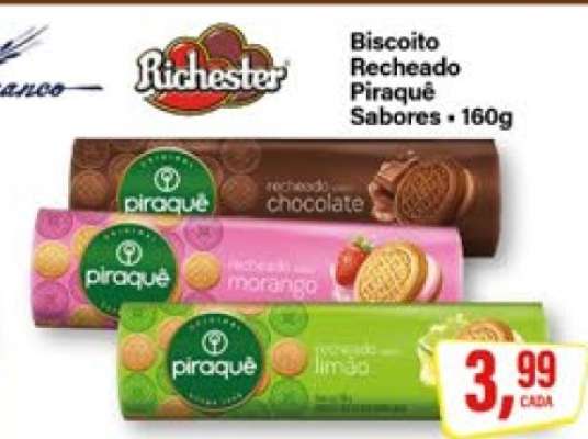 Biscoito Recheado Piraquê Sabores