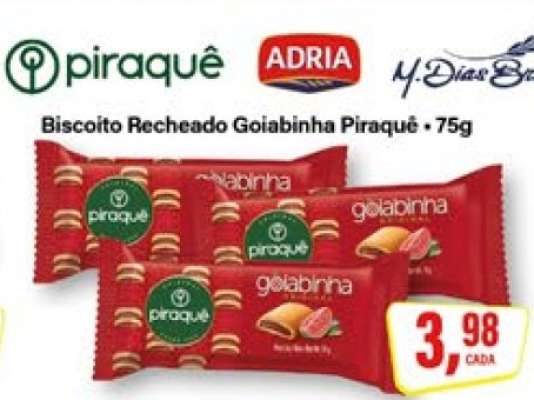 Biscoito Recheado Goiabinha Piraquê