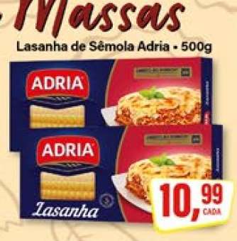 Lasanha de Sêmola Adria - 500g