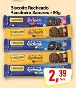 Biscoito Recheado Rancheiro Sabores