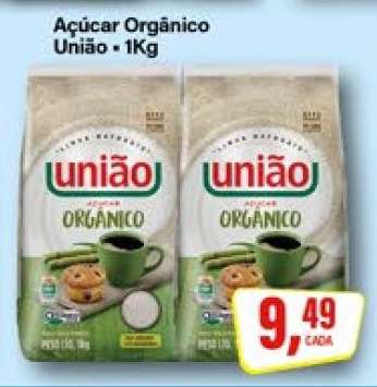Açúcar Orgânico União - 1Kg