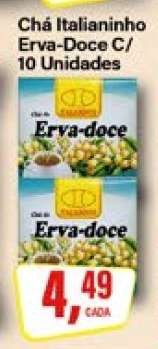 Chá Italianinho Erva-Doce C/ 10 Unidades