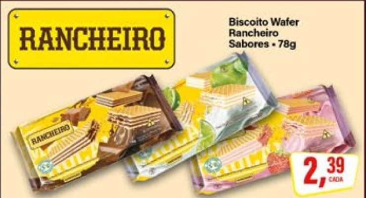 Biscoito Wafer Rancheiro