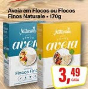 Aveia em Flocos ou Flocos Finos Naturale