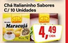 Chá Italianinho Sabores C/ 10 Unidades