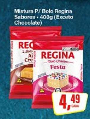 Mistura P/ Bolo Regina Sabores