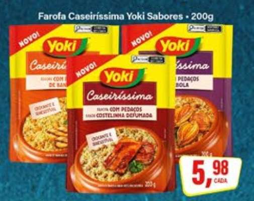 Farofa Caseiríssima Yoki Sabores