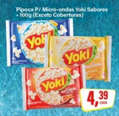 Pipoca P/ Micro-ondas Yoki Sabores