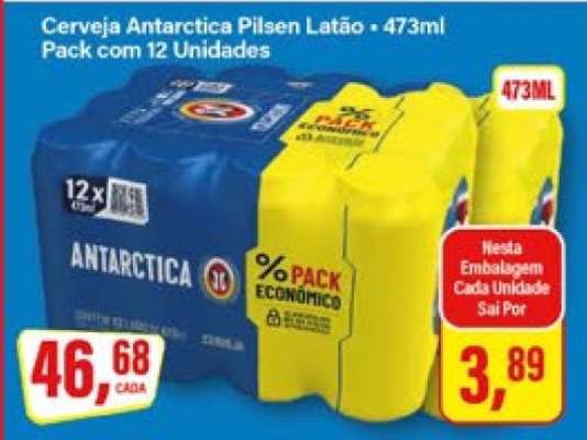 Cerveja Antarctica Pilsen Latão