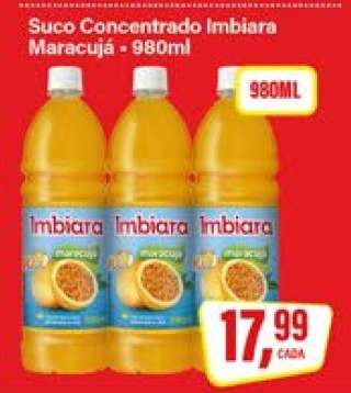 Suco Concentrado Imbiara Maracujá - 980ml