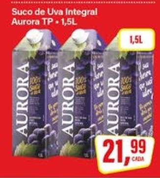 Suco de Uva Integral Aurora Tp.