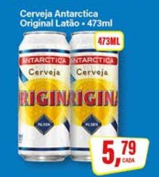 Cerveja Antarctica Original Latão