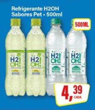 Refrigerante H2OH Sabores Pet - 500ml