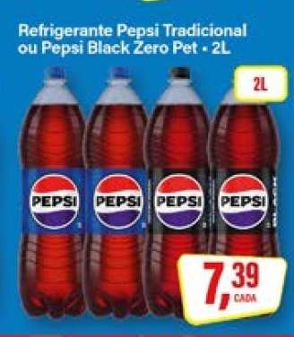 Refrigerante Pepsi Tradicional ou Pepsi Black Zero Pet