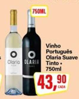 Vinho Português Olaria Suave Tinto
