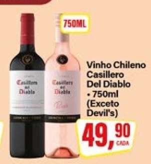 Vinho chileno Casillero del Diablo