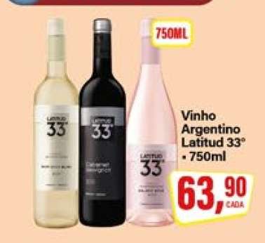 Vinho Argentino Latitud 33°