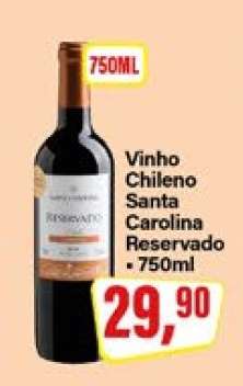 Vinho Chileno Santa Carolina Reservado