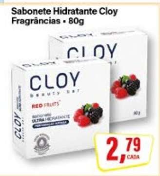 Sabonete Hidratante Cloy