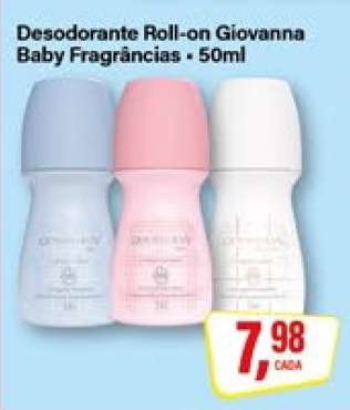 Desodorante Roll-on Giovanna Baby Fragrâncias