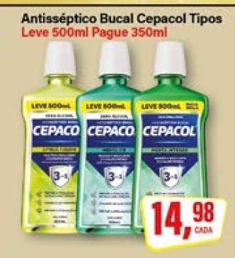 Antisséptico Bucal Cepacol Tipos