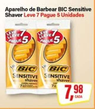 Aparelho de Barbear Bic Sensitive Shaver